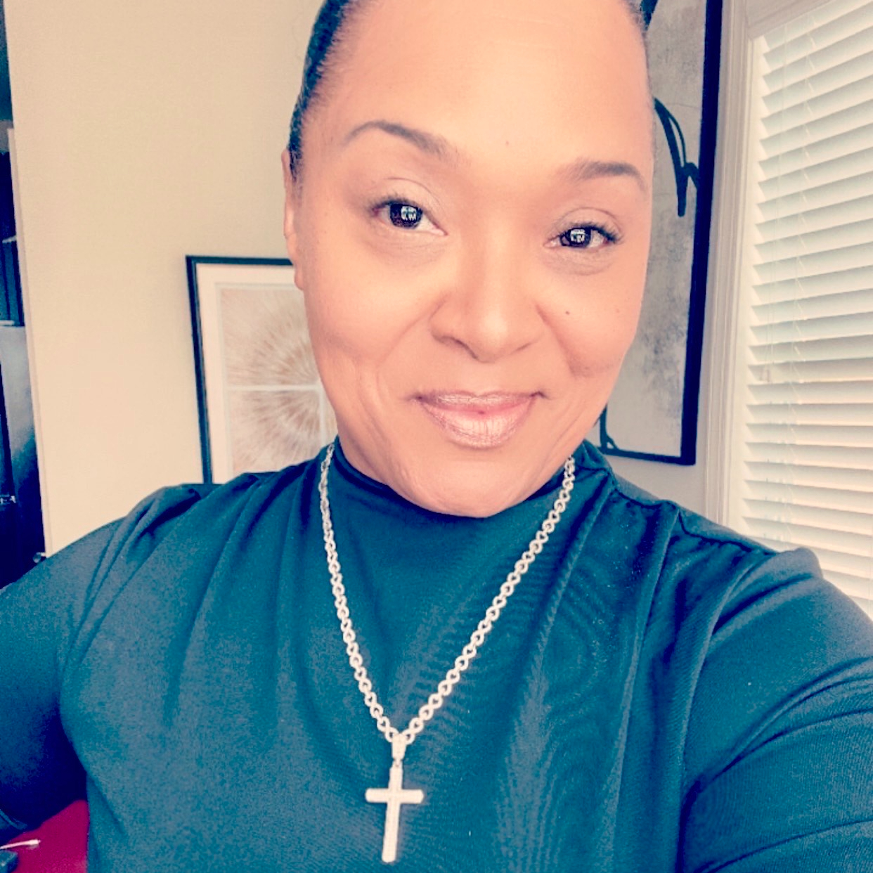 Headshot of Chaplain Angela Dixon, who supported Jason Made's songwriting in a federal prison chapel